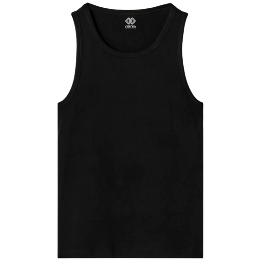 THE RIB TANK BLACK