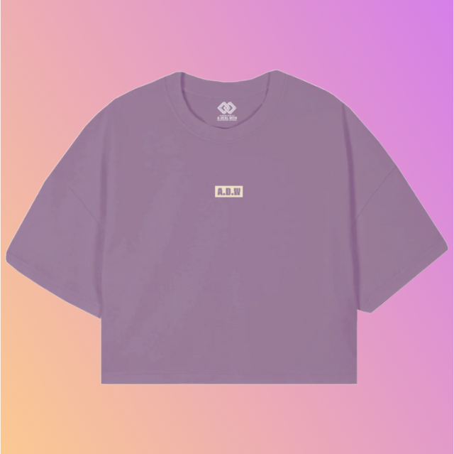 THE CROPPED OVERSIZED SHIRT – LIGHT GRAY