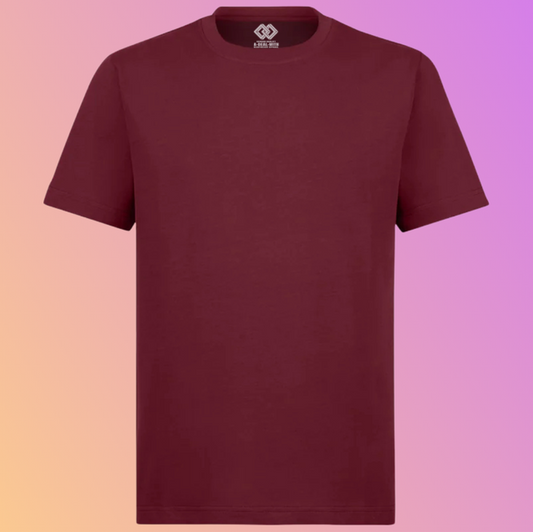 THE REGULAR T-SHIRT BURGUNDY