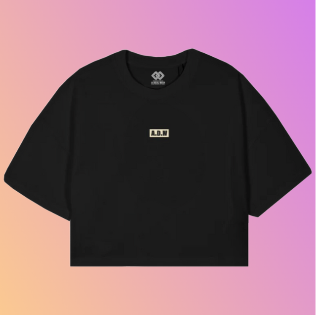 THE CROPPED BOXLOGO – BLACK