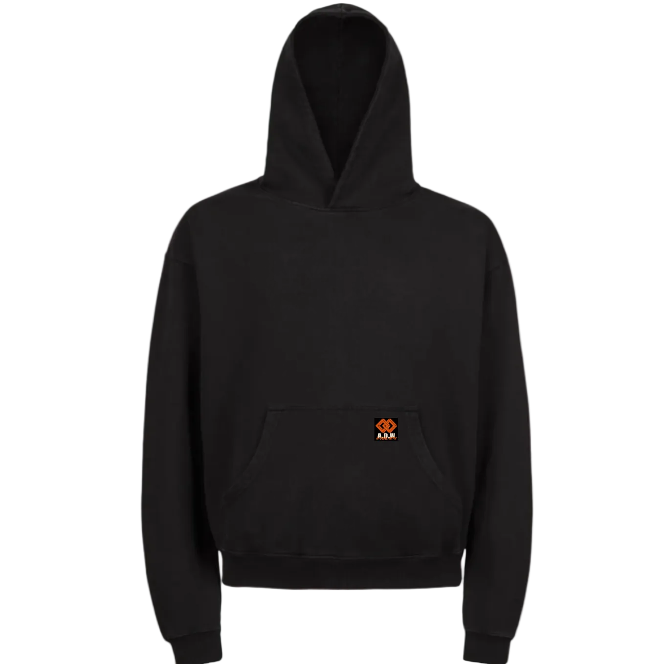 THE OVERSIZED „UHHS“ ULTRA HEAVY HOODED SWEAT BLACK