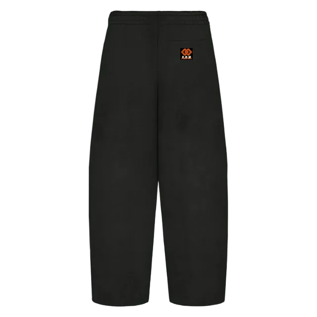 THE ULTRA WIDE LEG SWEATPANTS - FADED BLACK