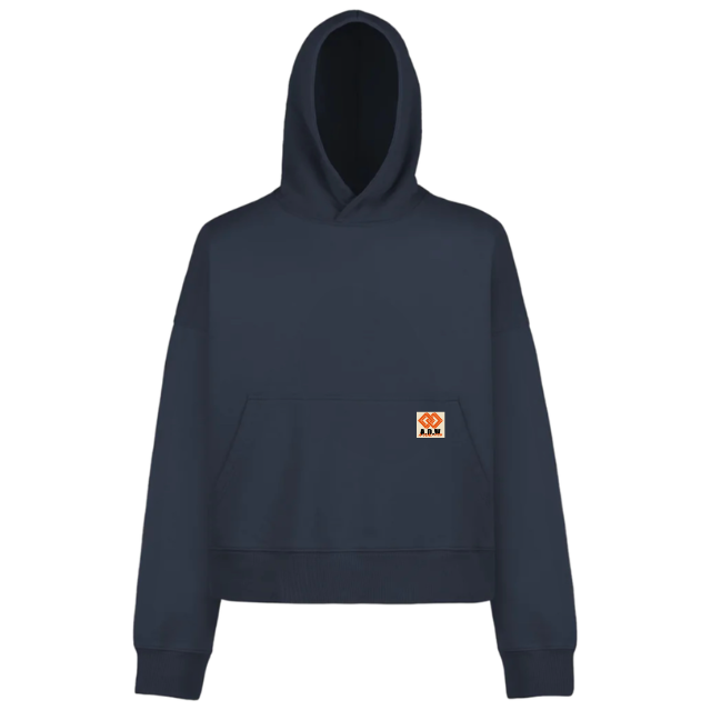 THE BOXY HOODIE – NAVY
