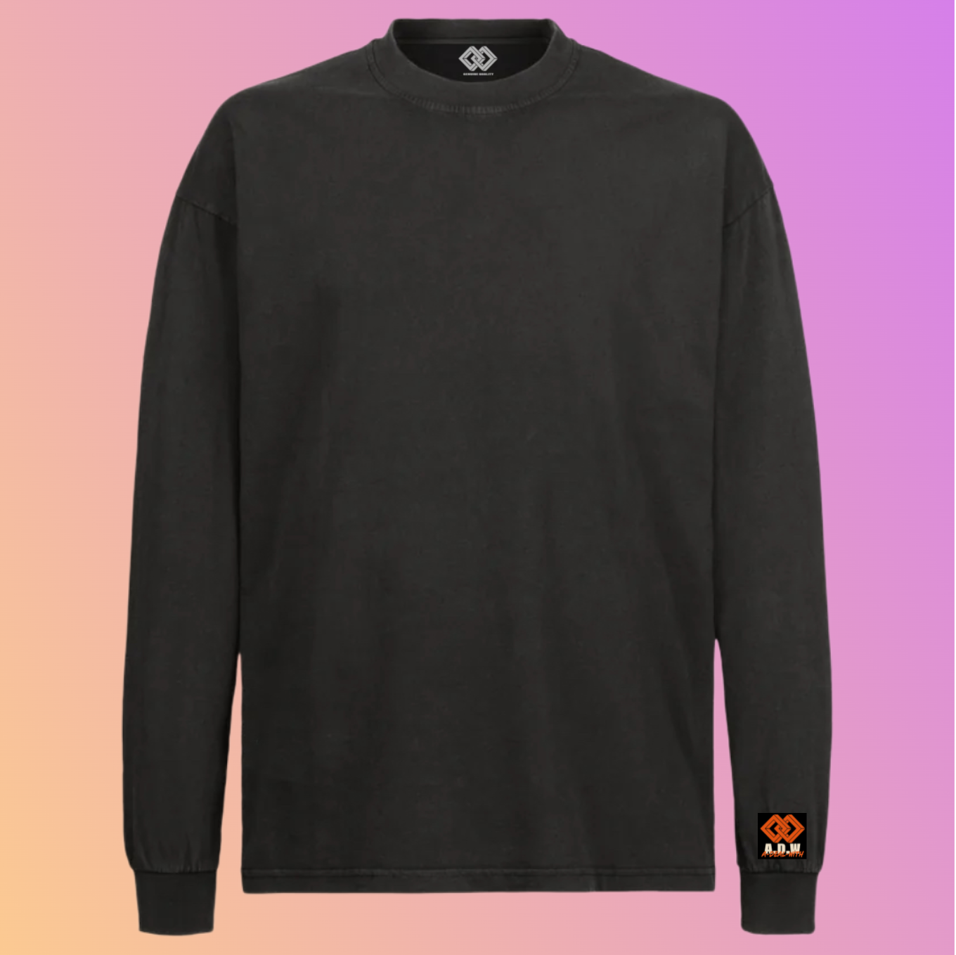 THE OVERSIZED LONGSLEEVE FADED BLACK