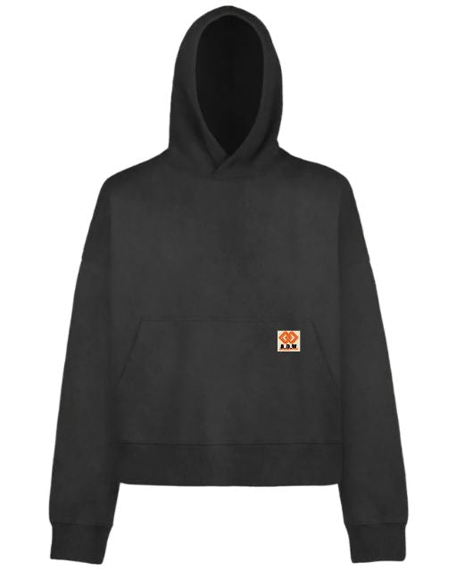 A.D.W Boxy Hoddie Black