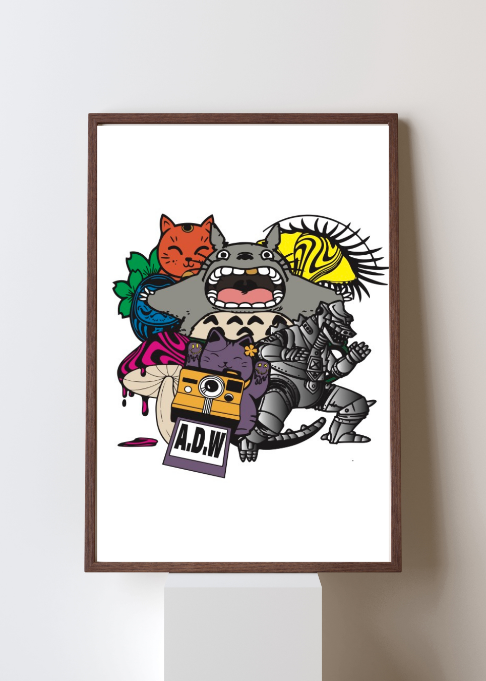 MUSHROOM ART PRINT