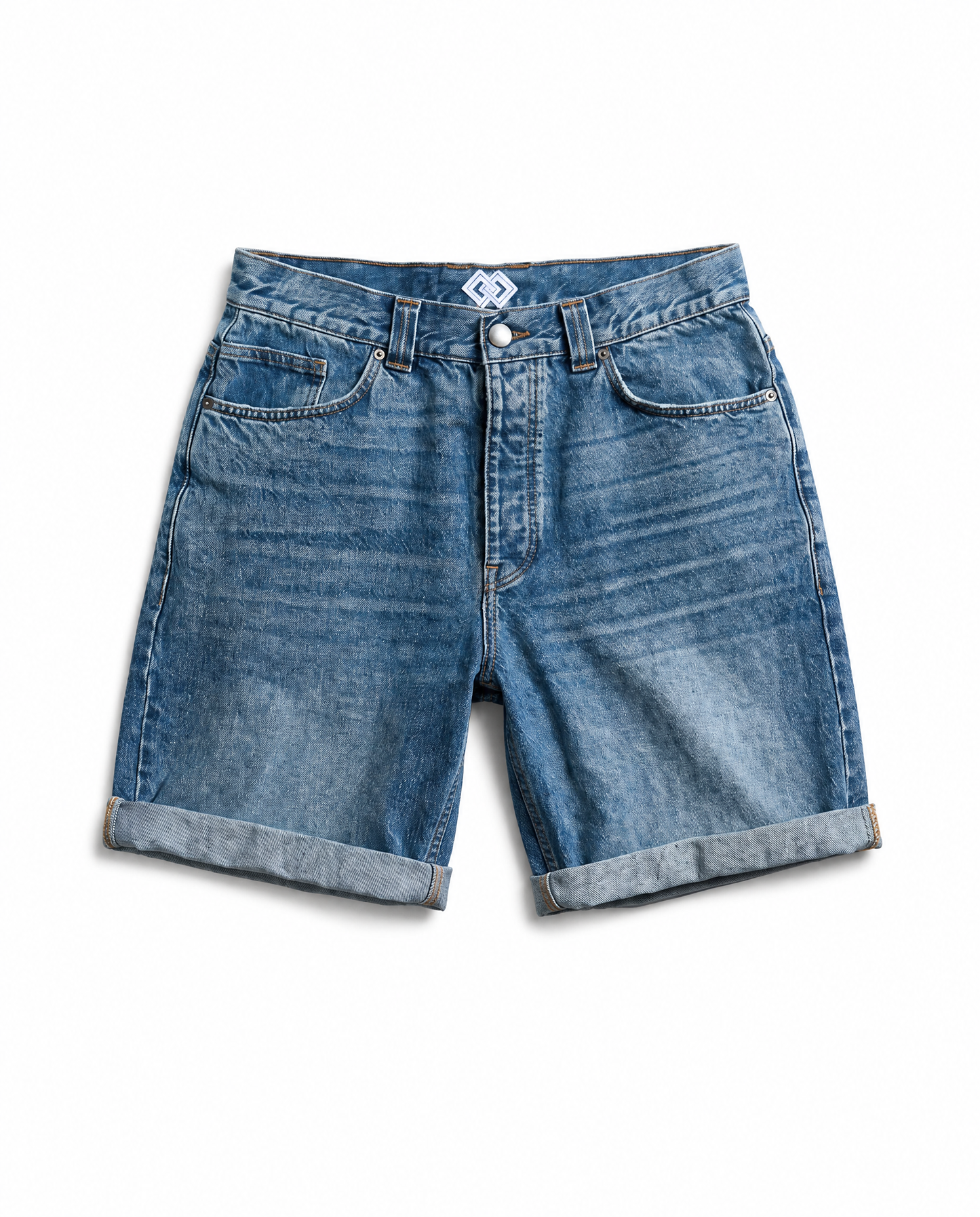THE LOOSE FIT JORTS WASHED BLUE
