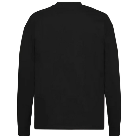 THE OVERSIZED LONGSLEEVE DEEP BLACK