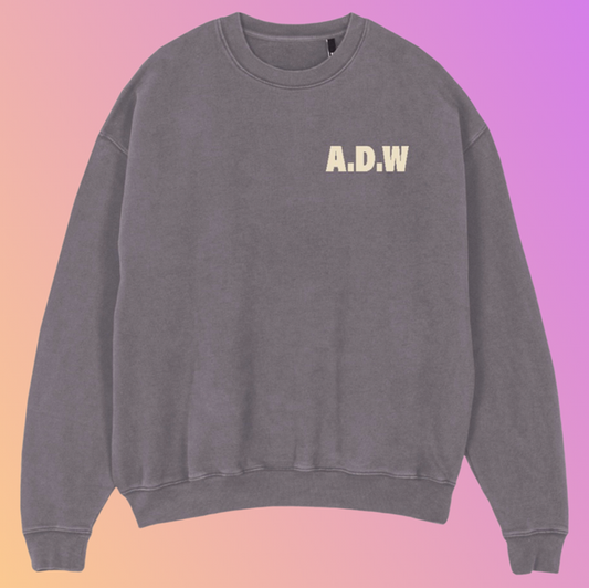 THE OVERSIZED SWEAT „BRUNNER“ FADED GREY