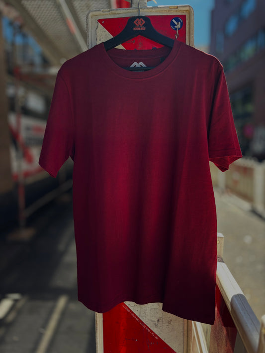THE REGULAR T-SHIRT BURGUNDY