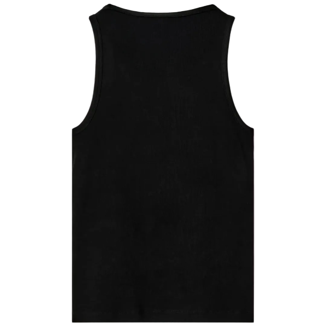 THE RIB TANK BLACK