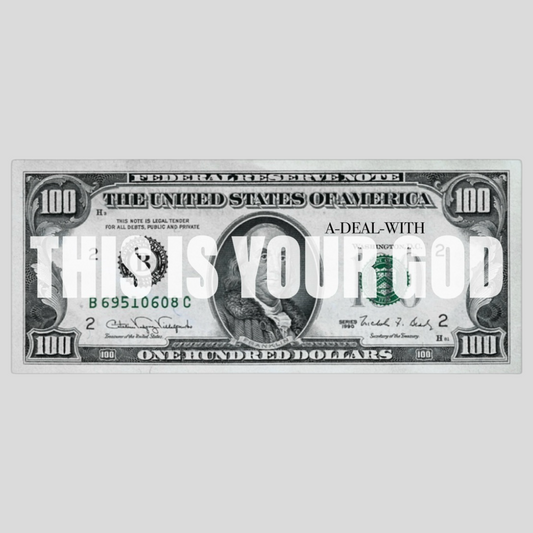 THE REGULAR T-SHIRT „THIS IS YOUR GOD“ LIGHT GREY