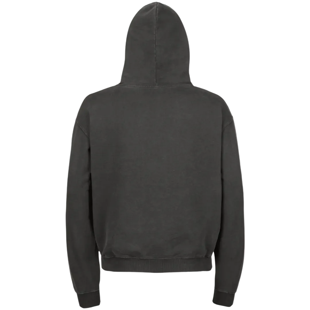 THE OVERSIZED „UHHS“ ULTRA HEAVY HOODED SWEAT FADED BLACK
