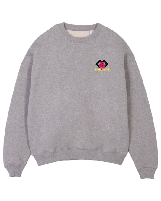 THE OVERSIZED SWEATER „PALMER“ HEATHER GREY