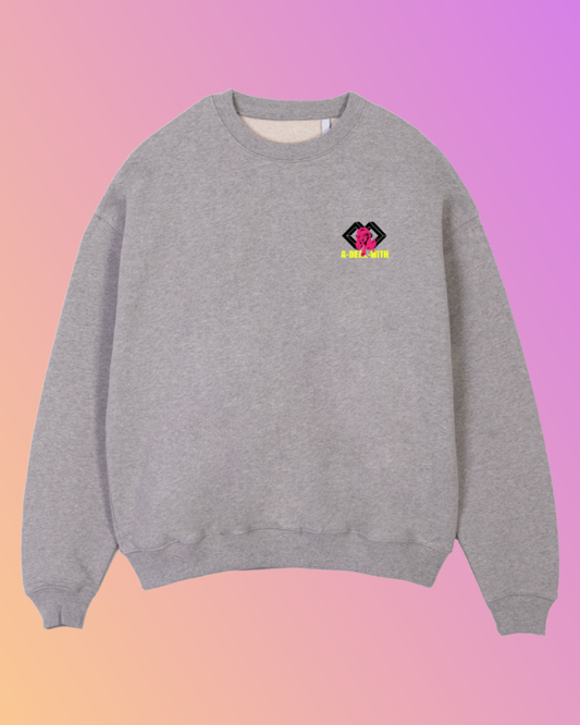 THE OVERSIZED SWEATER „PALMER“ HEATHER GREY