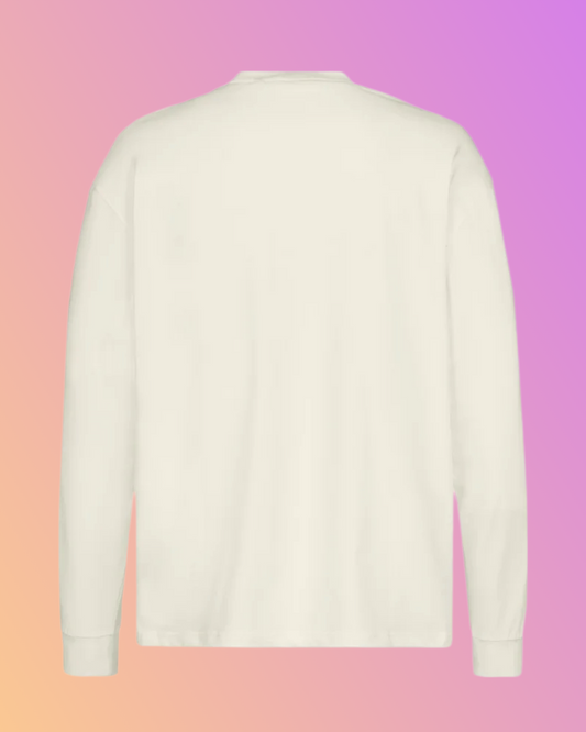 THE OVERSIZED LONGSLEEVE FADED WHITE