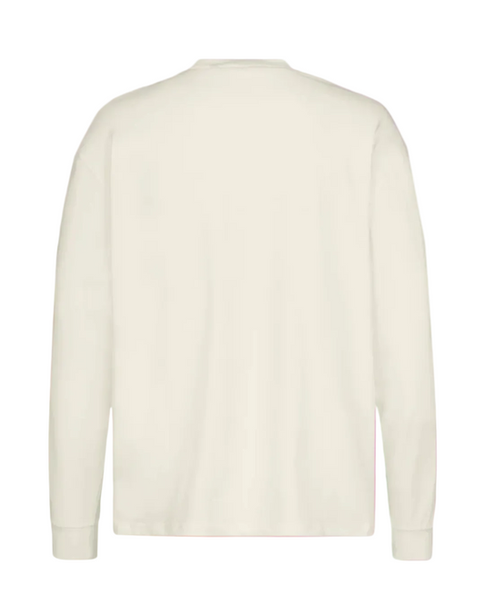 THE OVERSIZED LONGSLEEVE FADED WHITE