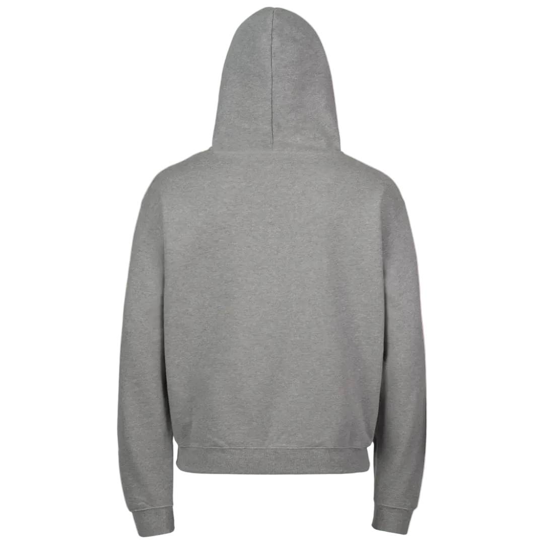 THE OVERSIZED „UHHS“ ULTRA HEAVY HOODED SWEAT HEATHER GREY