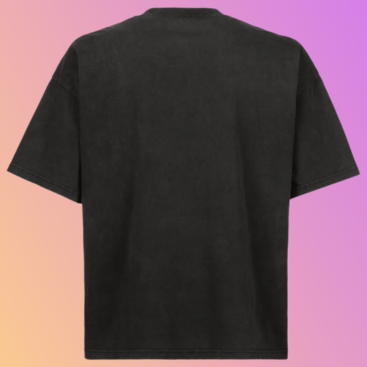 THE BOXY OVERSIZED SHIRT – FADED BLACK