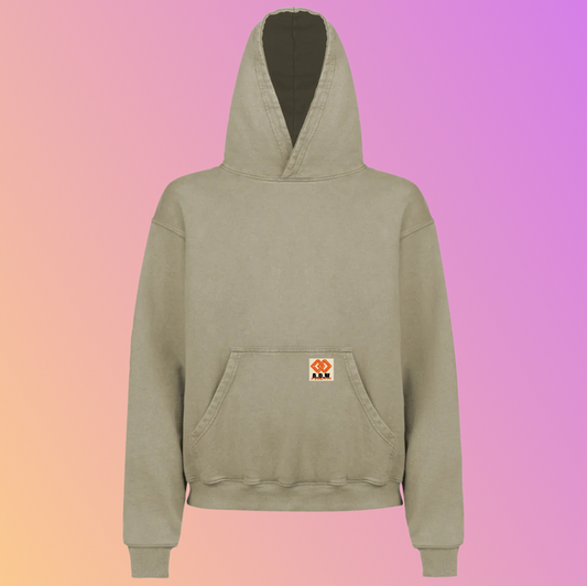 THE OVERSIZED HOODED SWEAT FADED DUNE
