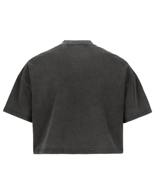 THE CROPPED SHIRT – VINTAGE BLACK