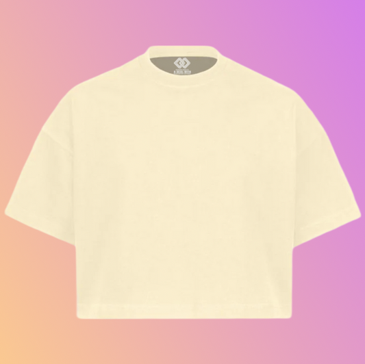 THE CROPPED OVERSIZED SHIRT – CREAM
