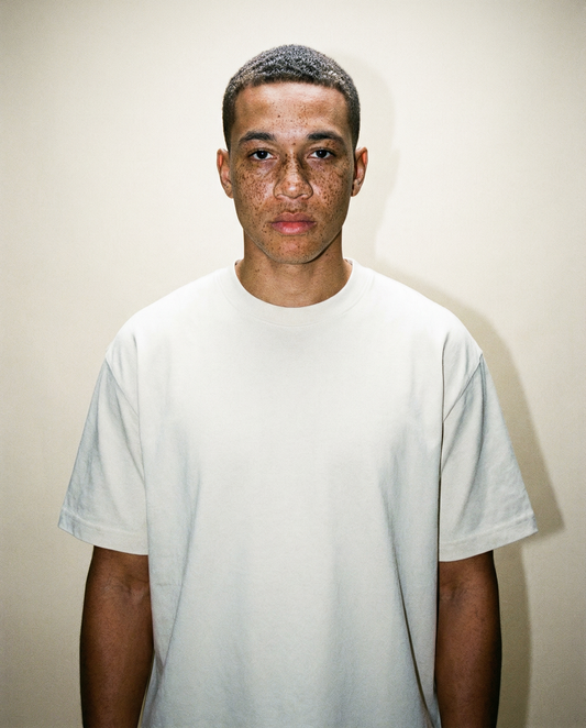 THE REGULAR T-SHIRT FADED WHITE