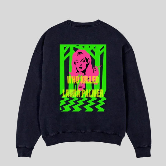 PREORDER – THE OVERSIZED SWEATER „PALMER“  FADED BLACK