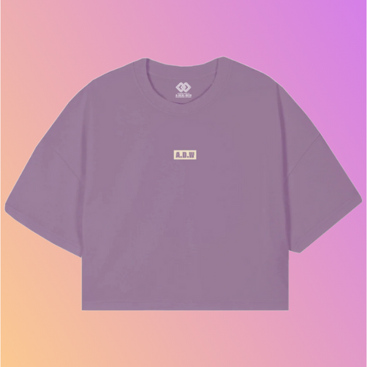 THE CROPPED OVERSIZED SHIRT – LIGHT GRAY