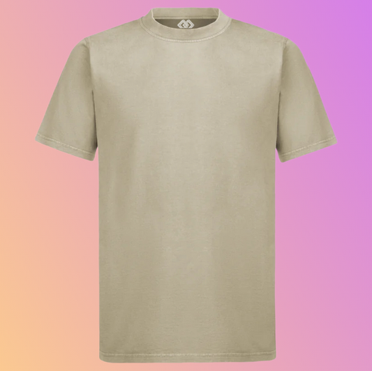THE REGULAR T-SHIRT FADED DUNE