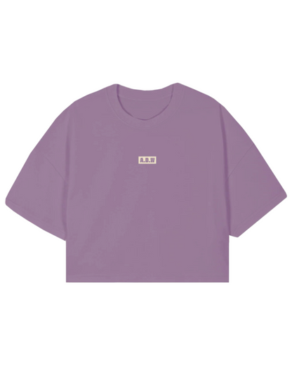 THE CROPPED OVERSIZED SHIRT – LIGHT GRAY