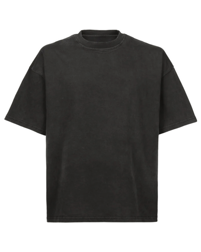 THE BOXY SHIRT – FADED BLACK