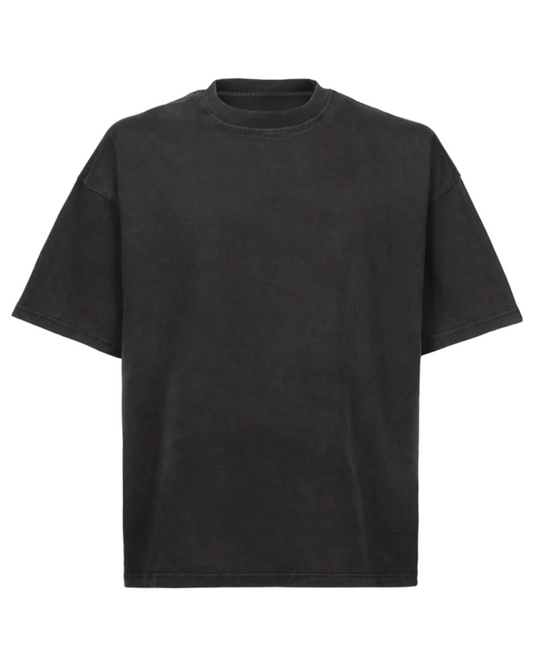 THE BOXY SHIRT – FADED BLACK