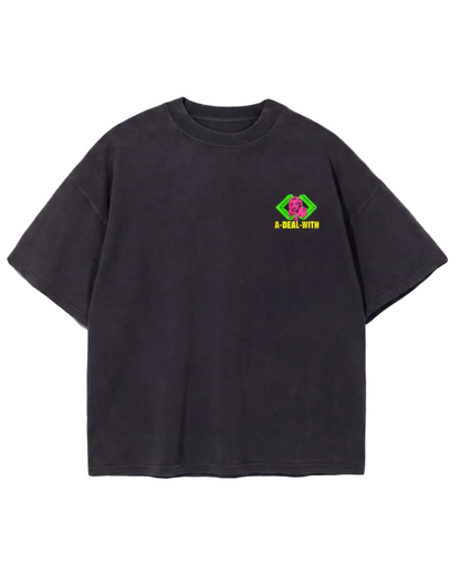 PREORDER – THE BOXY SHIRT „PALMER“  FADED BLACK
