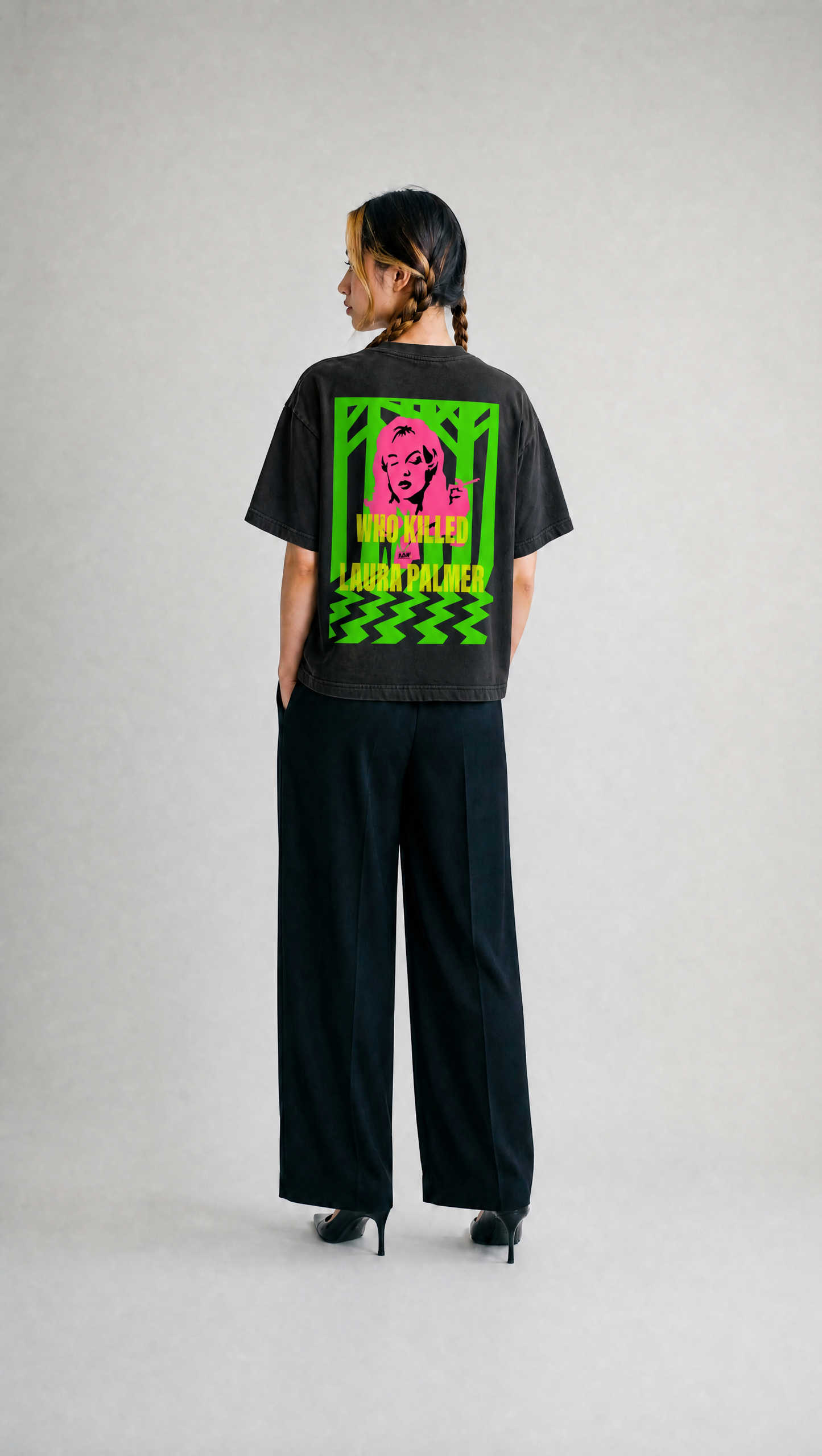 PREORDER – THE BOXY SHIRT „PALMER“  FADED BLACK