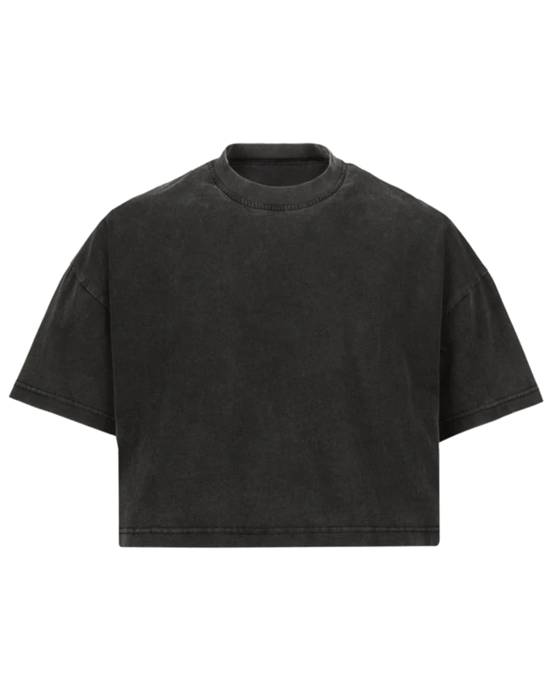 THE CROPPED SHIRT – VINTAGE BLACK