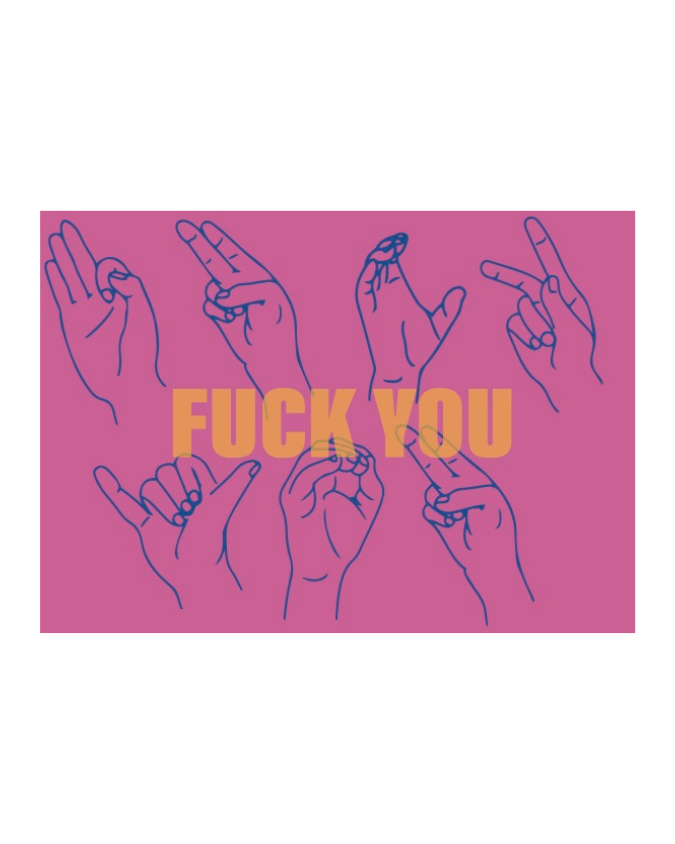 FY ART PRINT – PNK/YLW