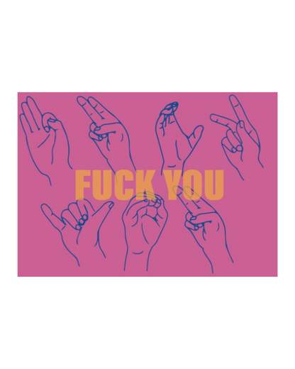 FY ART PRINT – PNK/YLW