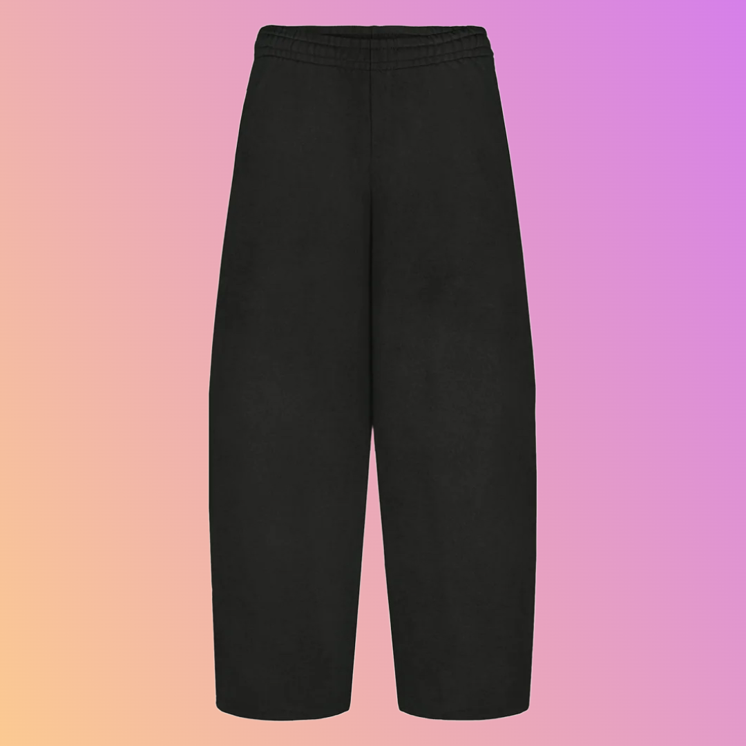 THE ULTRA WIDE LEG SWEATPANTS FADED BLACK