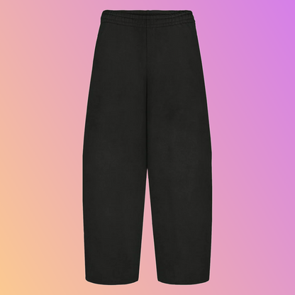 THE ULTRA WIDE LEG SWEATPANTS FADED BLACK