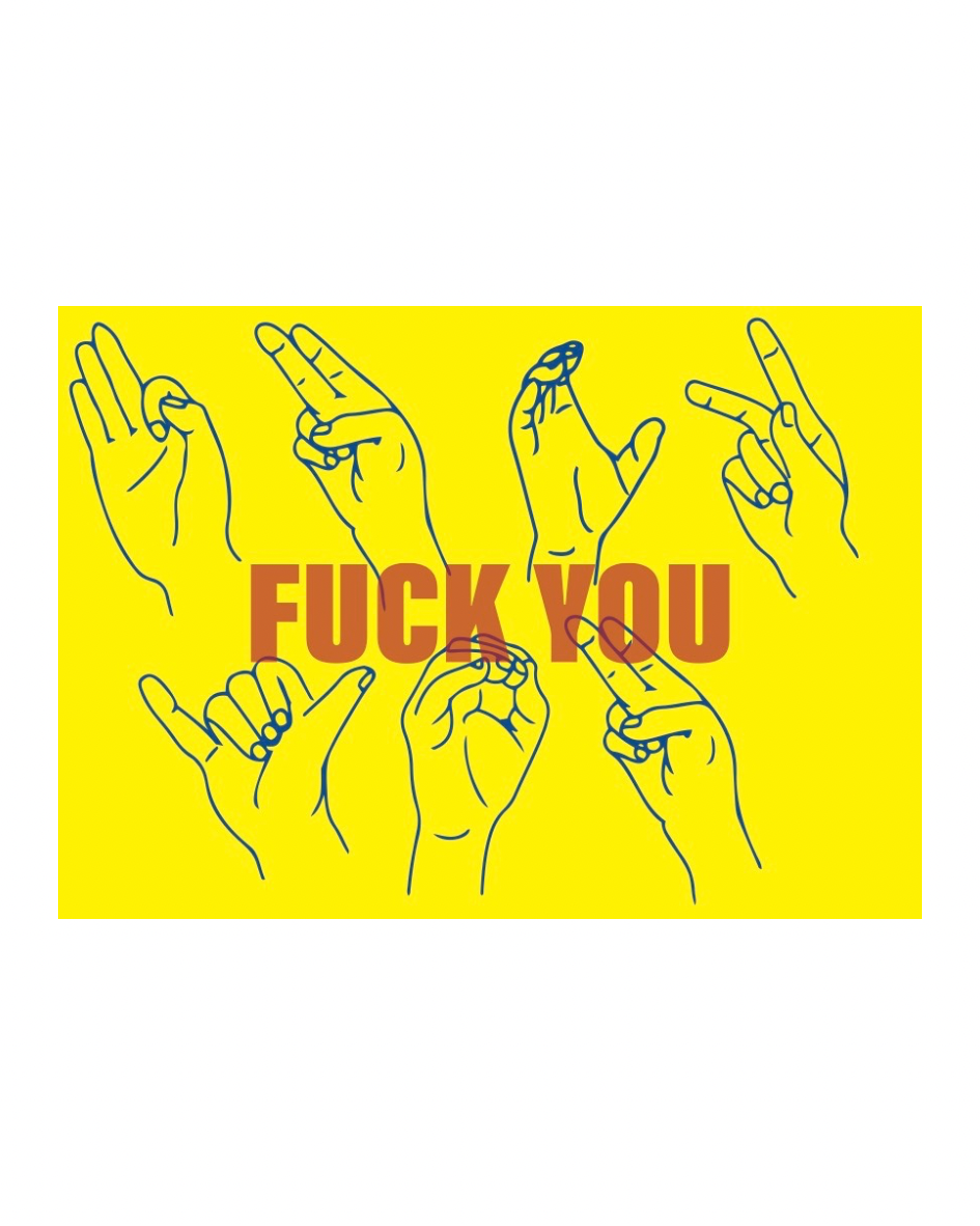 FY ART PRINT – YLW/PNK