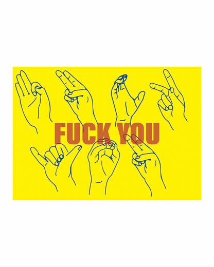 FY ART PRINT – YLW/PNK