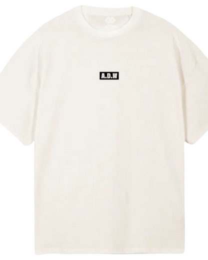 THE OVERSIZED BOXLOGO – FADED WHITE