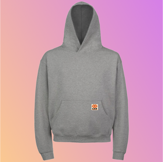 THE OVERSIZED “UHHS” ULTRA HEAVY HOODED SWEAT FADED BLACK