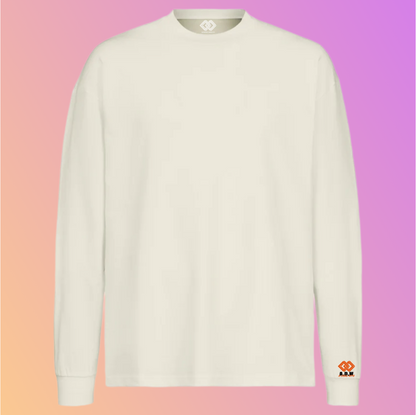 THE OVERSIZED LONGSLEEVE FADED WHITE