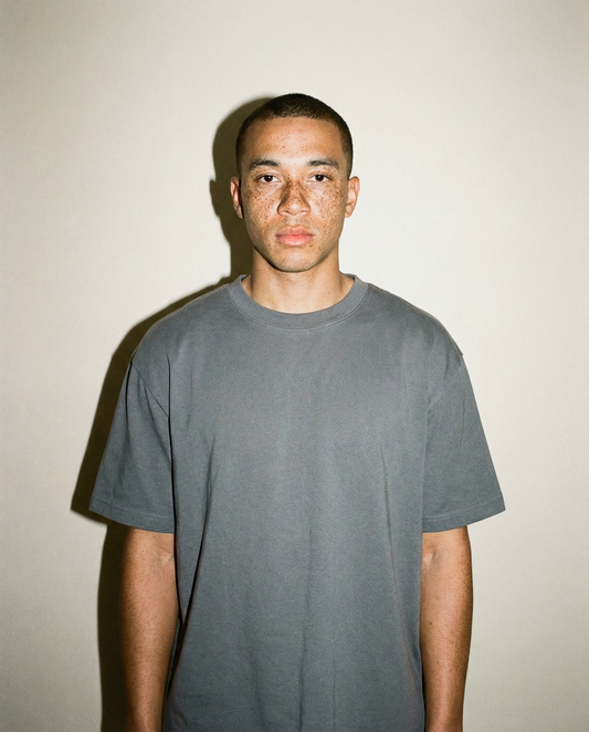 THE REGULAR T-SHIRT FADED GREY