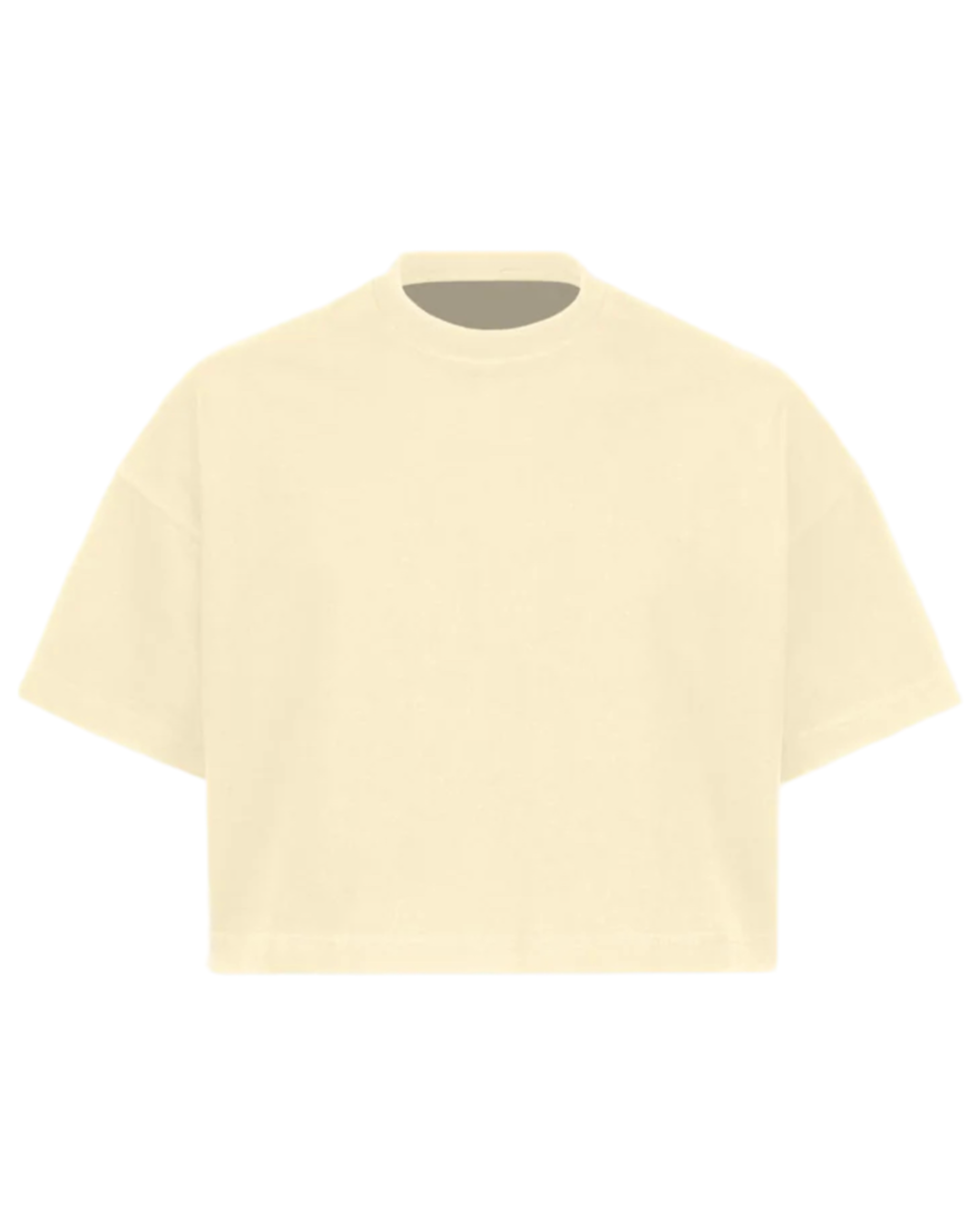 THE CROPPED SHIRT – CREAM