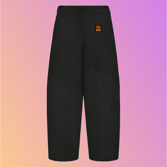 THE ULTRA WIDE LEG SWEATPANTS FADED BLACK