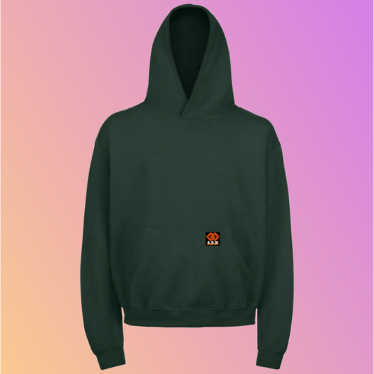 THE OVERSIZED “UHHS” ULTRA HEAVY HOODED SWEAT FADED BLACK