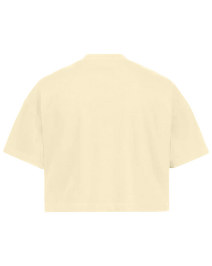 THE CROPPED SHIRT – CREAM